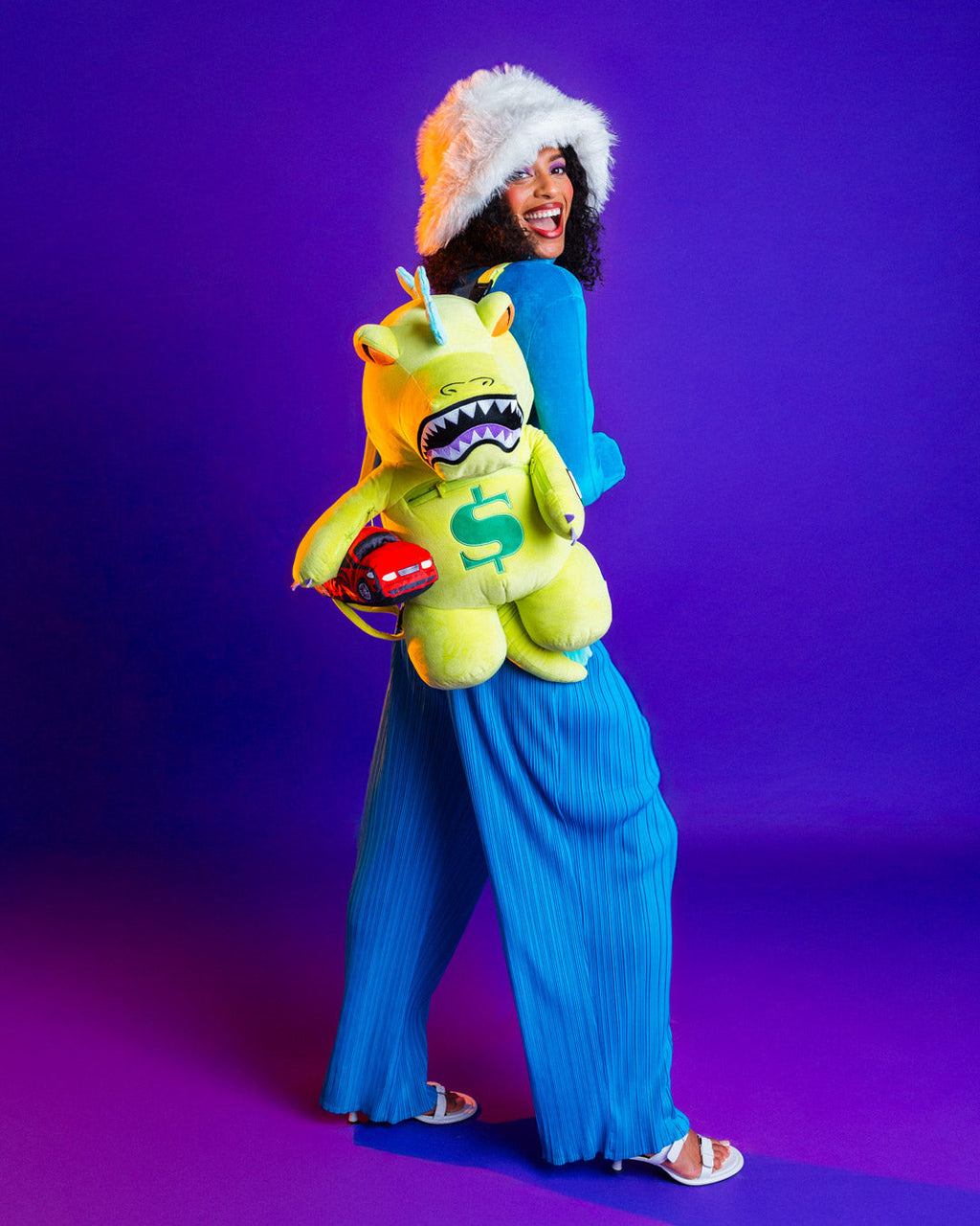 SPRAYGROUND RUGRATS REPTAR GROWL PLUSH BACKPACK