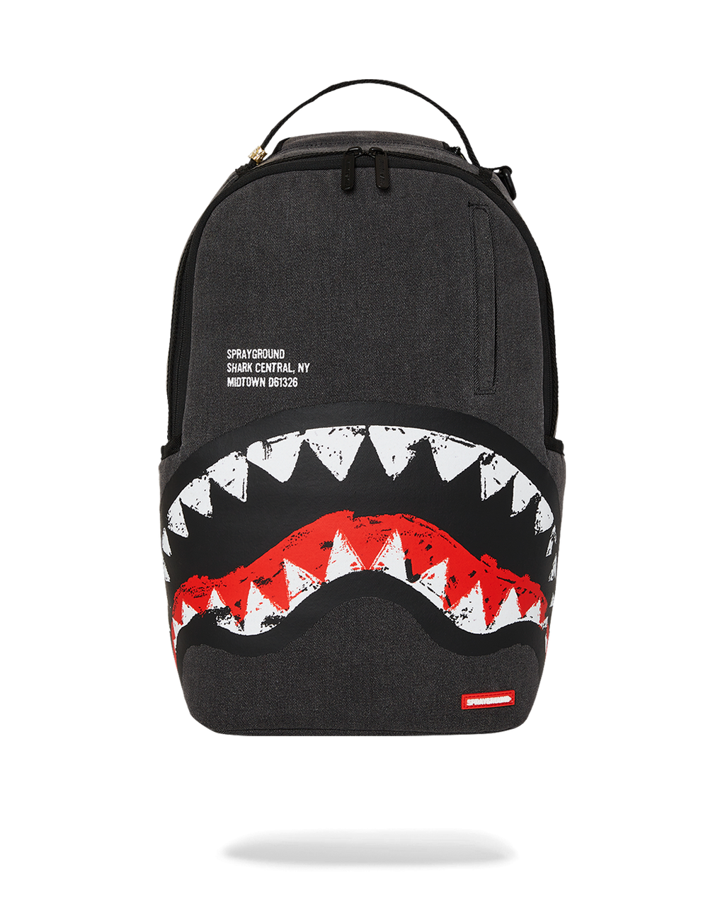 SPRAYGROUND SHARK CENTRAL DENIM VENOM BACKPACK