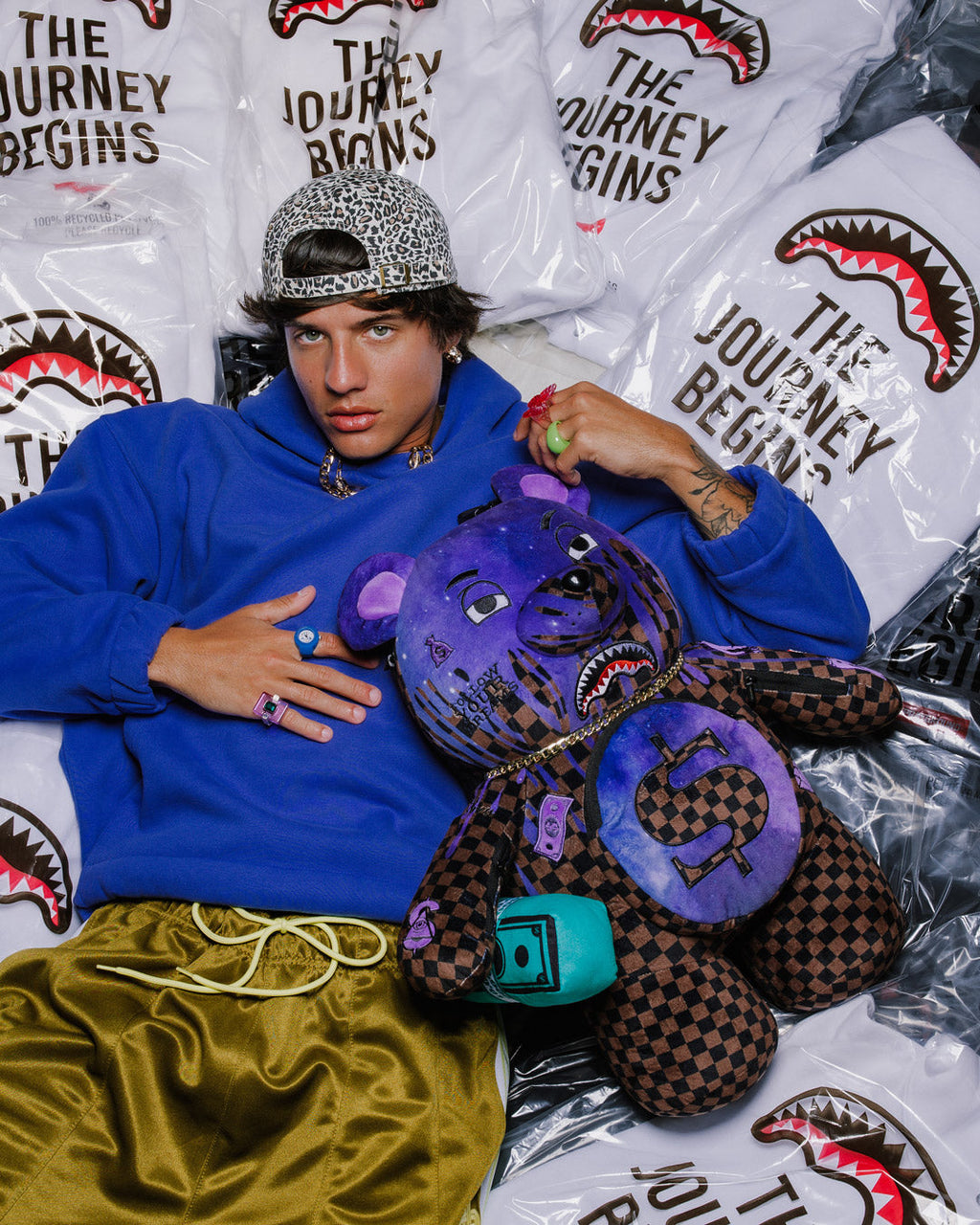 SPRAYGROUND CHAMPION OF THE GALAXY MONEYBEAR BACKPACK