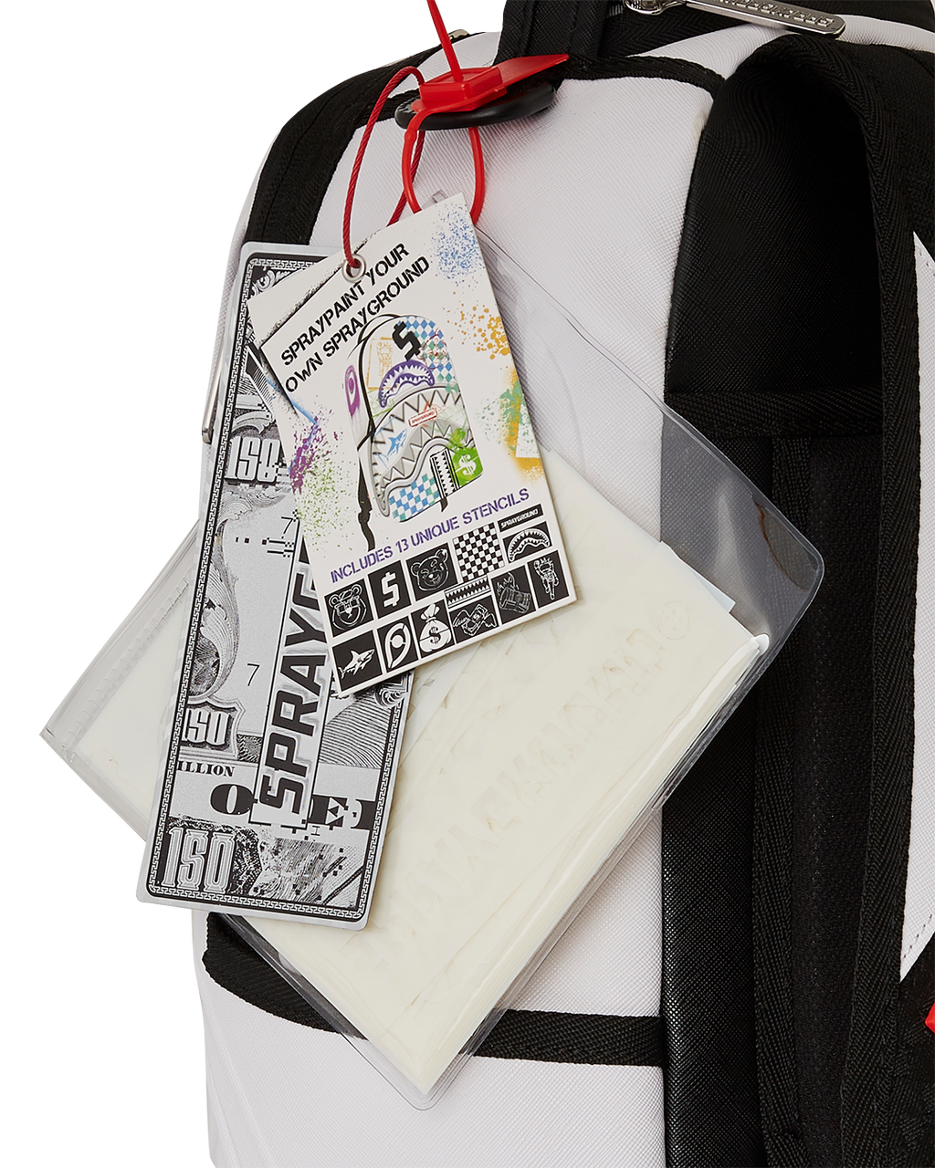 SPRAYGROUND GRAFFITI ARTIST - DESIGN YOUR OWN BACKPACK - 9 STENCILS INCLUDED
