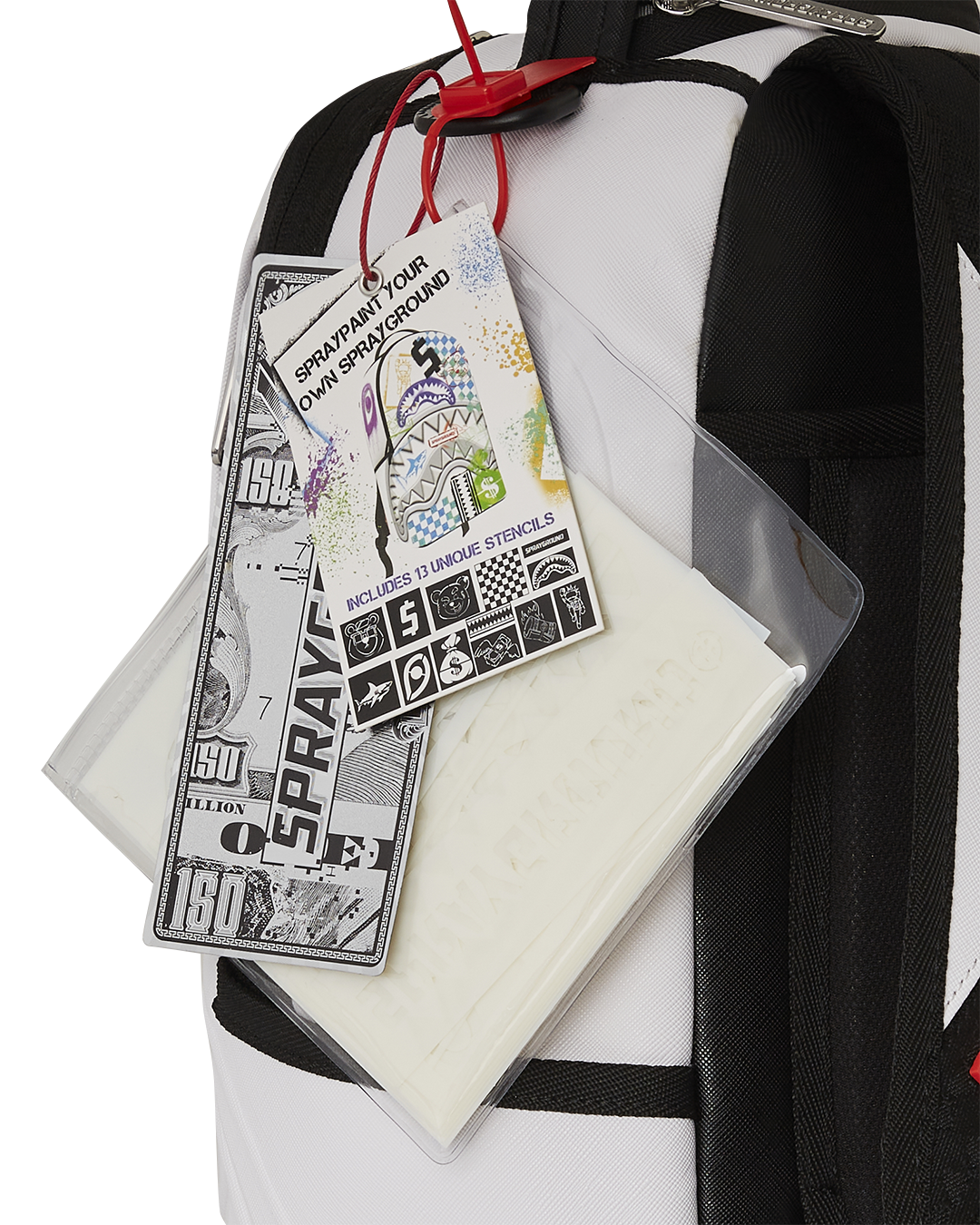 SPRAYGROUND GRAFFITI ARTIST - DESIGN YOUR OWN BACKPACK - 9 STENCILS INCLUDED