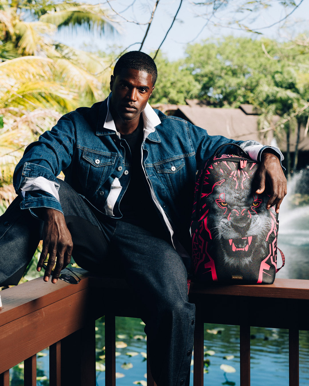 SPRAYGROUND A.I. AFRICAN INTELLIGENCE PRIDE AND POWER BACKPACK - SANDFLOWER COLLAB