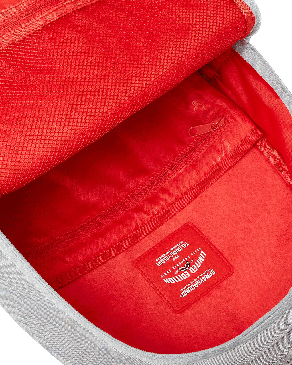 SPRAYGROUND SHARK CENTRAL ICE MESH BACKPACK