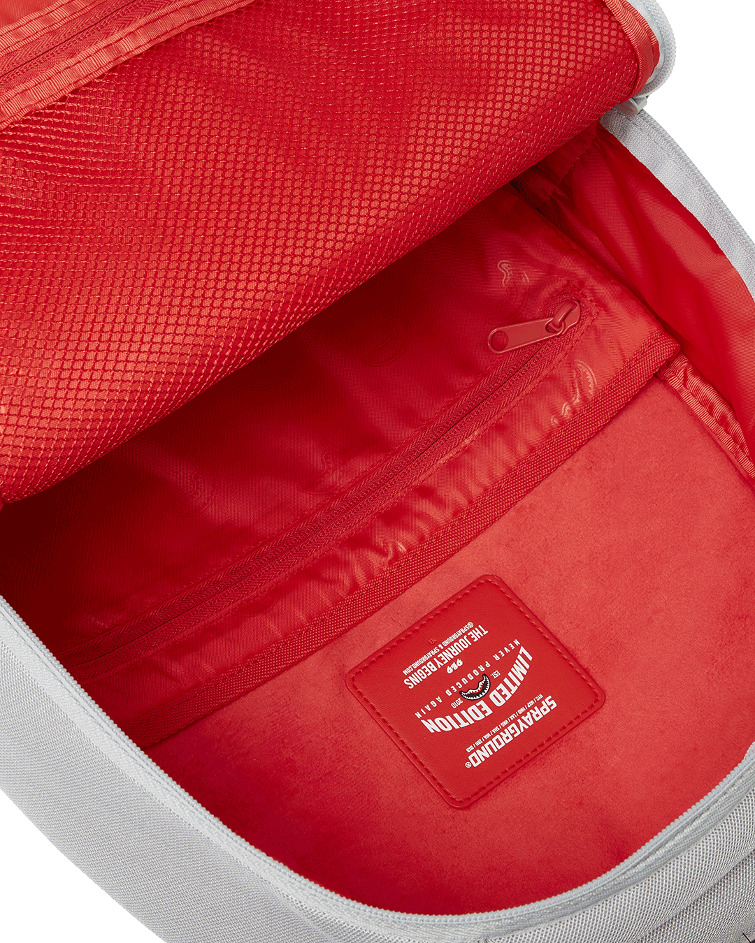 SPRAYGROUND SHARK CENTRAL ICE MESH BACKPACK