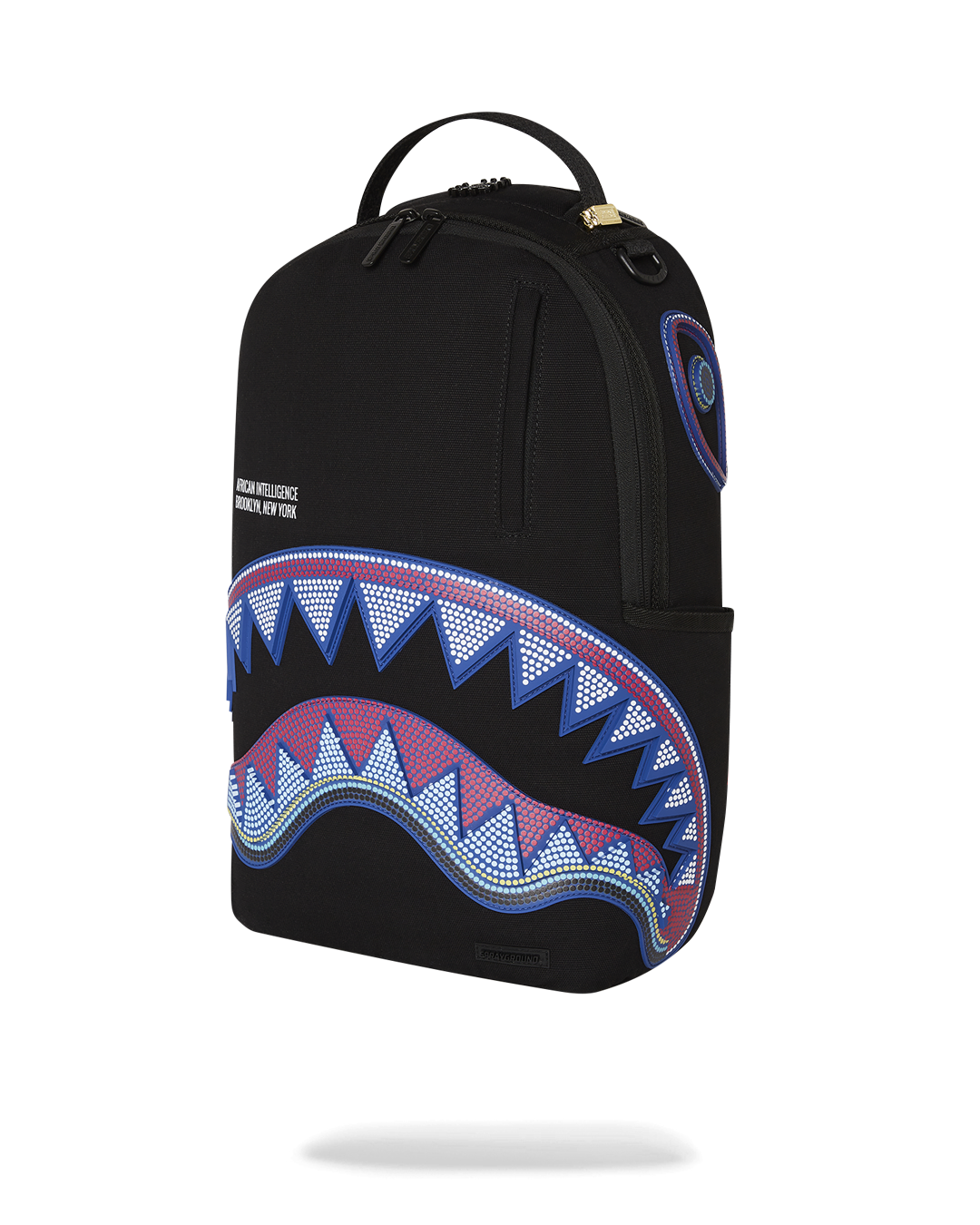 SPRAYGROUND A.I. AFRICAN INTELLIGENCE BORN AND RAISED BACKPACK - SANDFLOWER COLLAB