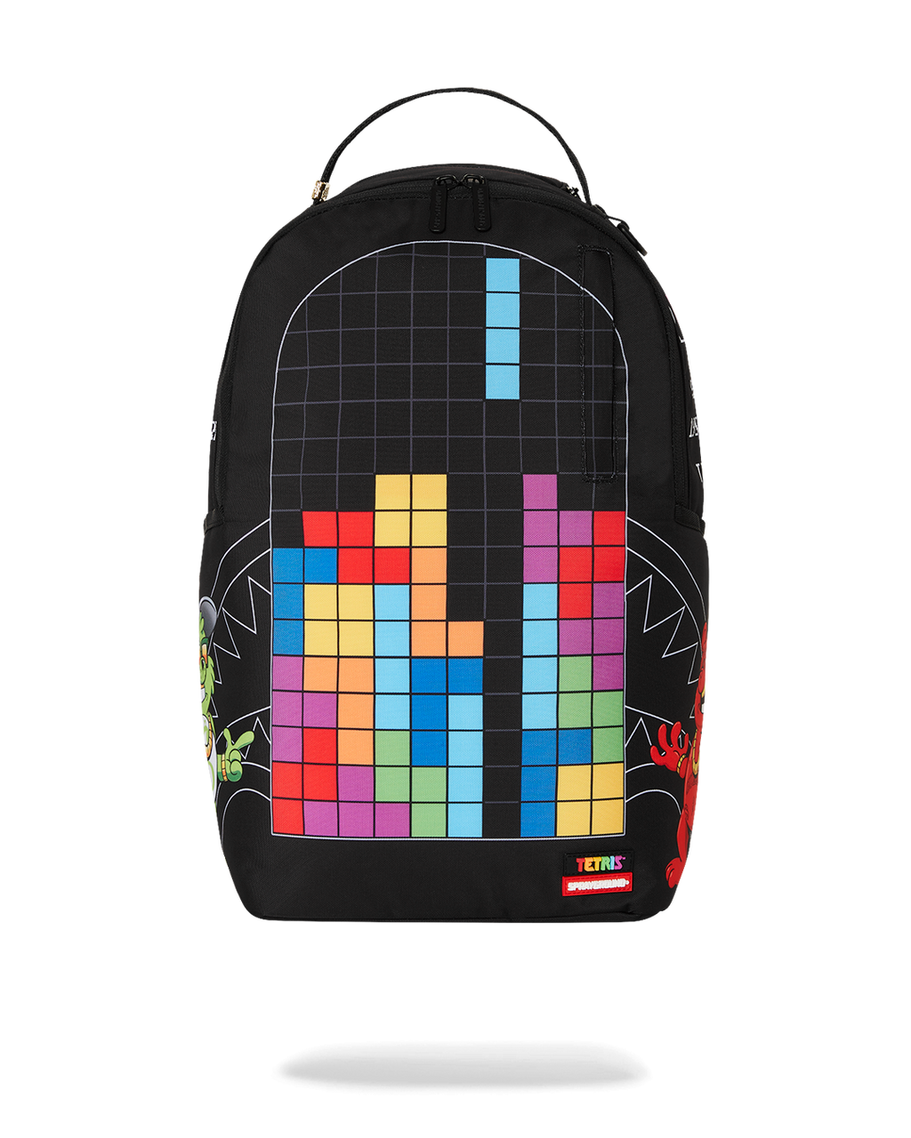 SPRAYGROUND TETRIS WITH DIABLO AND MONEY BEAR BACKPACK