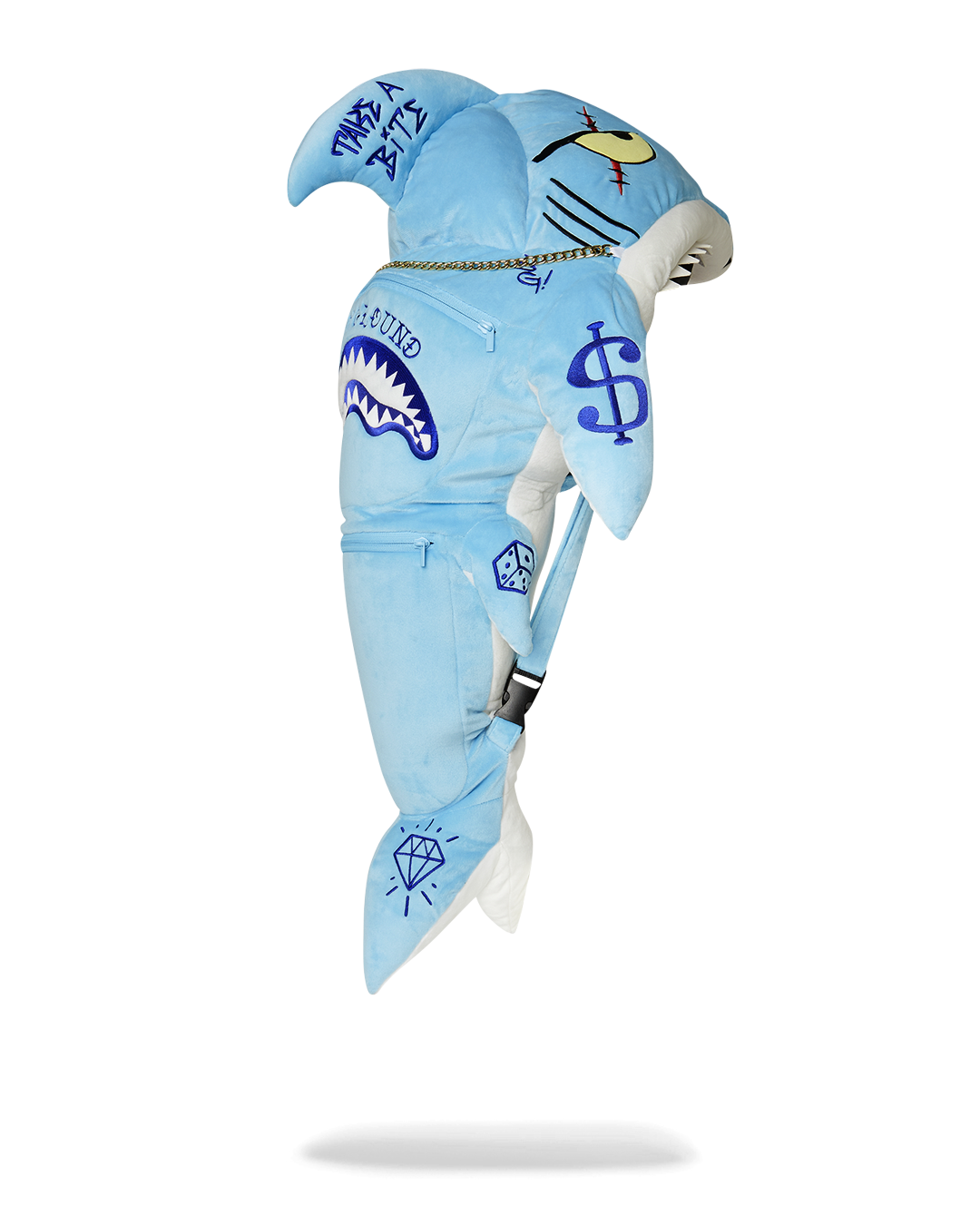 SPRAYGROUND STUFFED SAVAGE HOODY BACKPACK SHARK