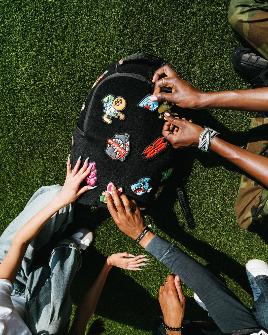SPRAYGROUND STUCK ON YA - VELCRO PATCH BACKPACK