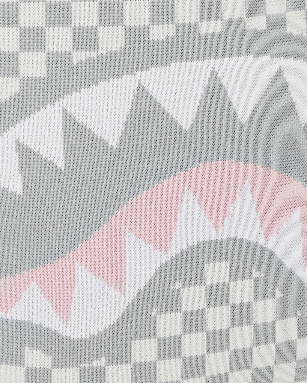 SPRAYGROUND KNIT SHARKS IN PARIS IN CREAM DLX BACKPACK