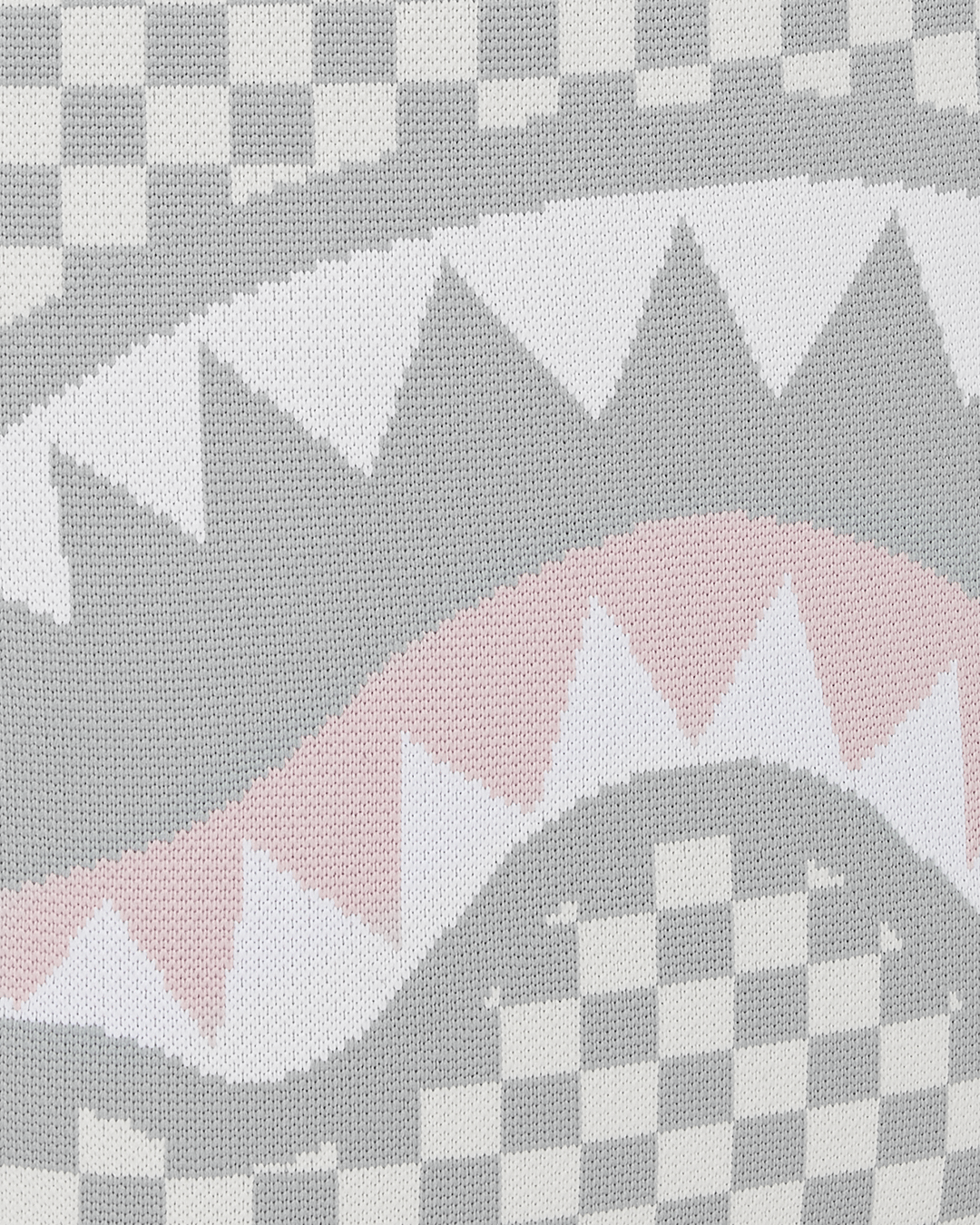SPRAYGROUND KNIT SHARKS IN PARIS IN CREAM DLX BACKPACK