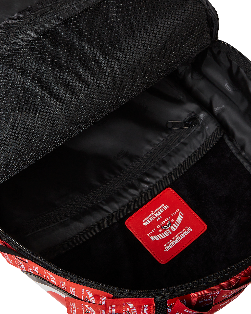 SPRAYGROUND MADE OF WOVEN LABELS SHARK BACKPACK