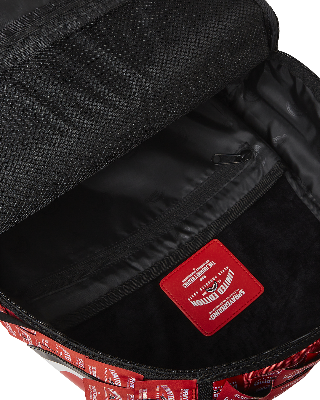 SPRAYGROUND MADE OF WOVEN LABELS SHARK BACKPACK