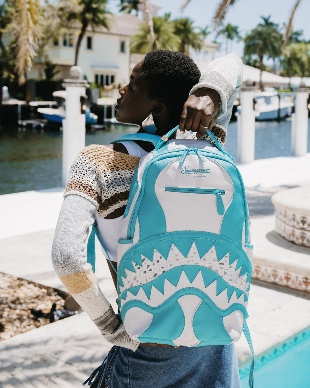 SPRAYGROUND PRESTIGE PLAYER DLXV BACKPACK