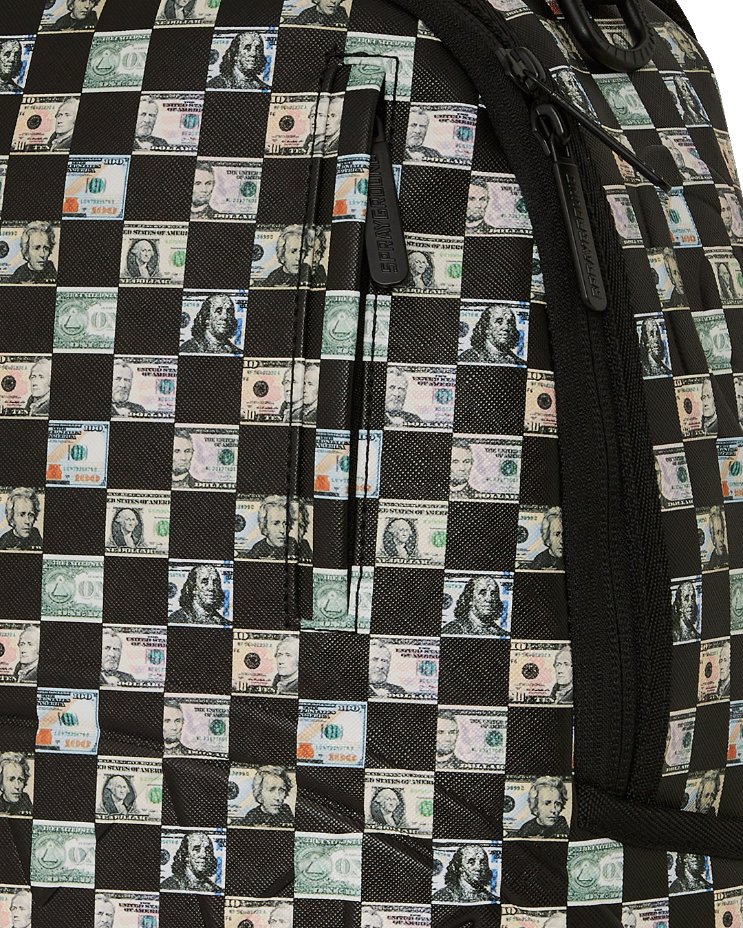 SPRAYGROUND CHECKS CASHED DLX BACKPACK
