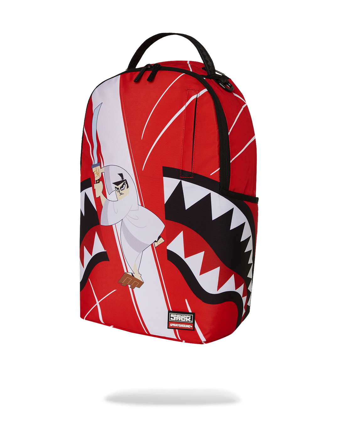 SPRAYGROUND SAMURAI JACK SHARK MOUTH SLICE DLXR BACKPACK