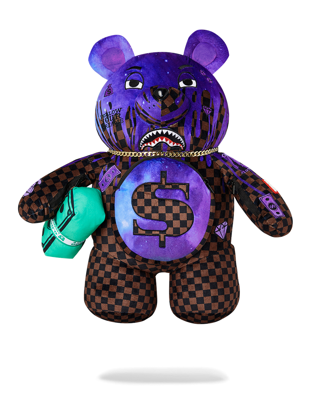 SPRAYGROUND CHAMPION OF THE GALAXY MONEYBEAR BACKPACK