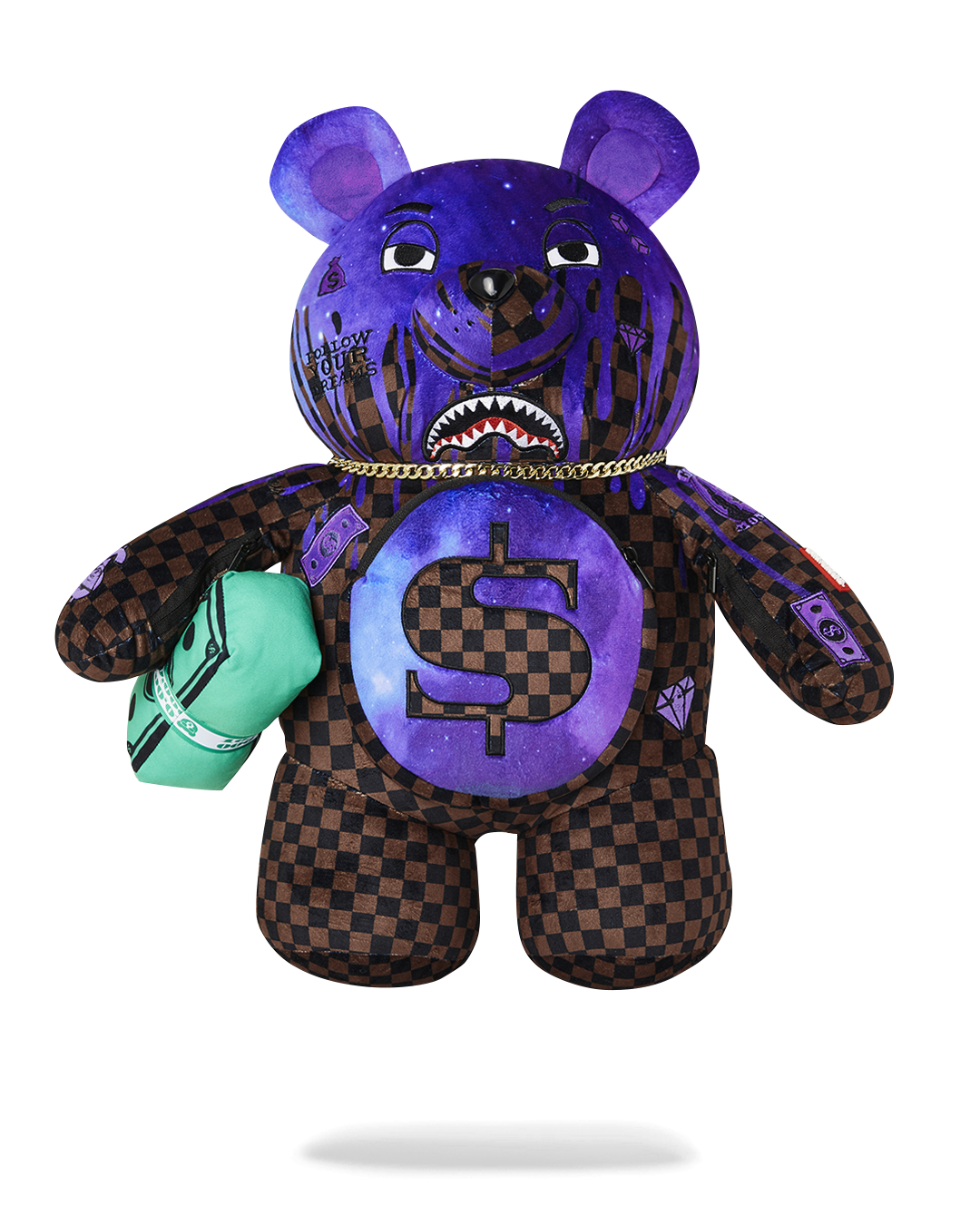 SPRAYGROUND CHAMPION OF THE GALAXY MONEYBEAR BACKPACK