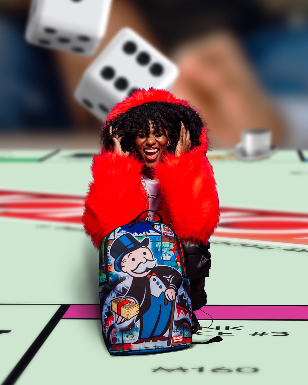 SPRAYGROUND MONOPOLY MONEY MOVES BACKPACK