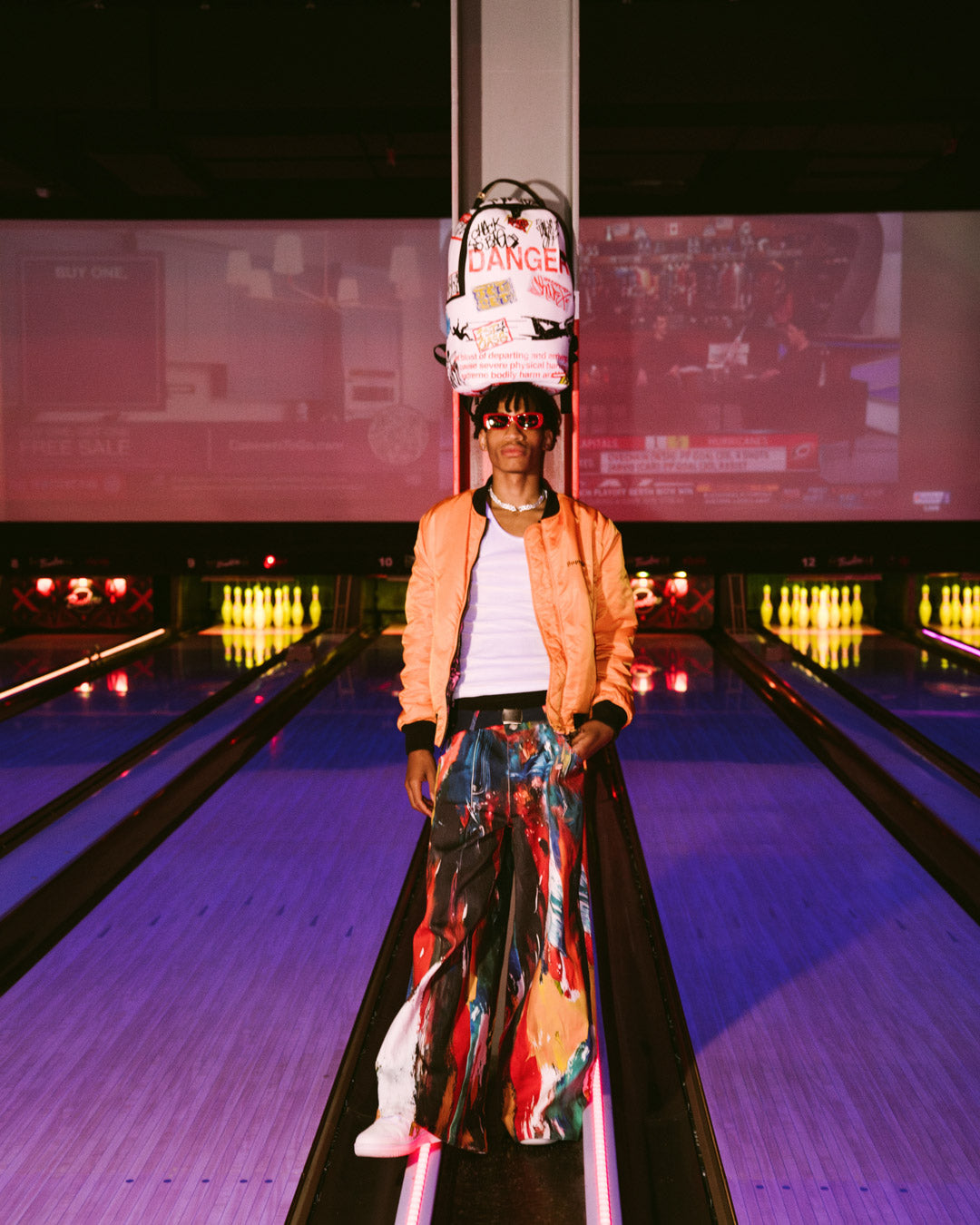 SPRAYGROUND JETBLAST SIGN ON THE RUNWAY BACKPACK