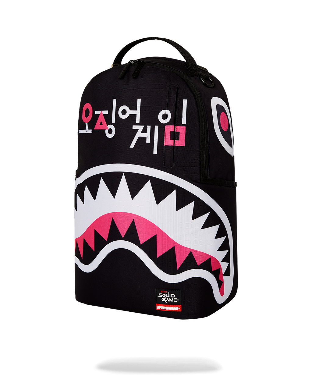 SPRAYGROUND SQUID GAME COLLAB LOGO LOCKUP BACKPACK