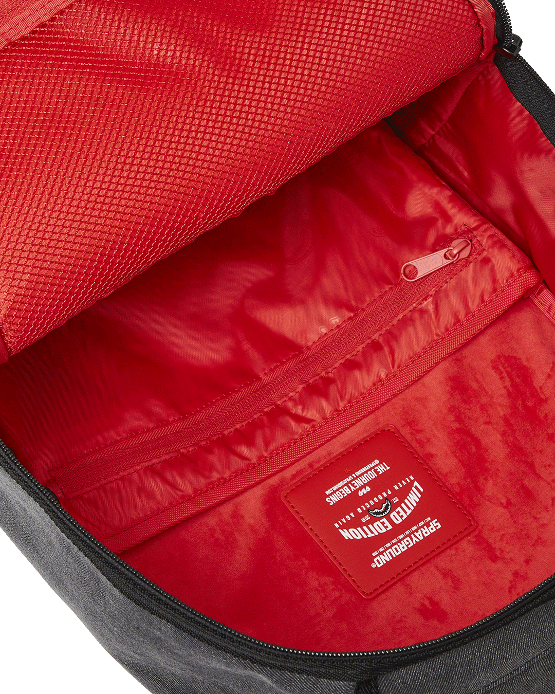 SPRAYGROUND SHARK CENTRAL DENIM VENOM BACKPACK