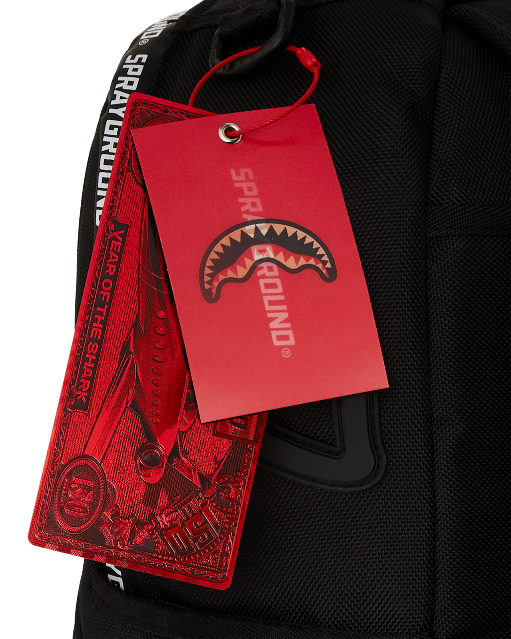 SPRAYGROUND THE HERO WHITE TAPE DLXR BACKPACK