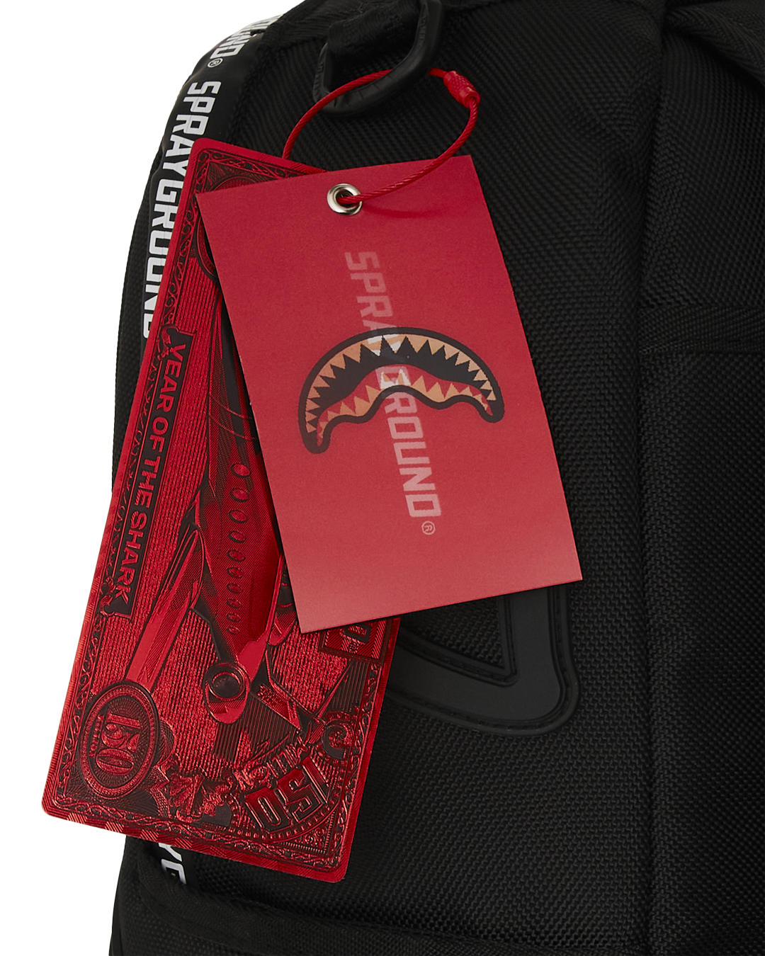 SPRAYGROUND THE HERO WHITE TAPE DLXR BACKPACK