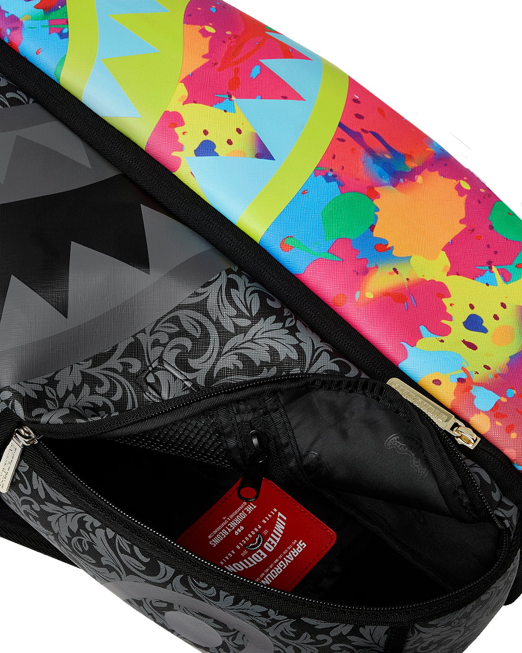 SPRAYGROUND TWINS CHAOS SPLIT 2 BAGS BACKPACK