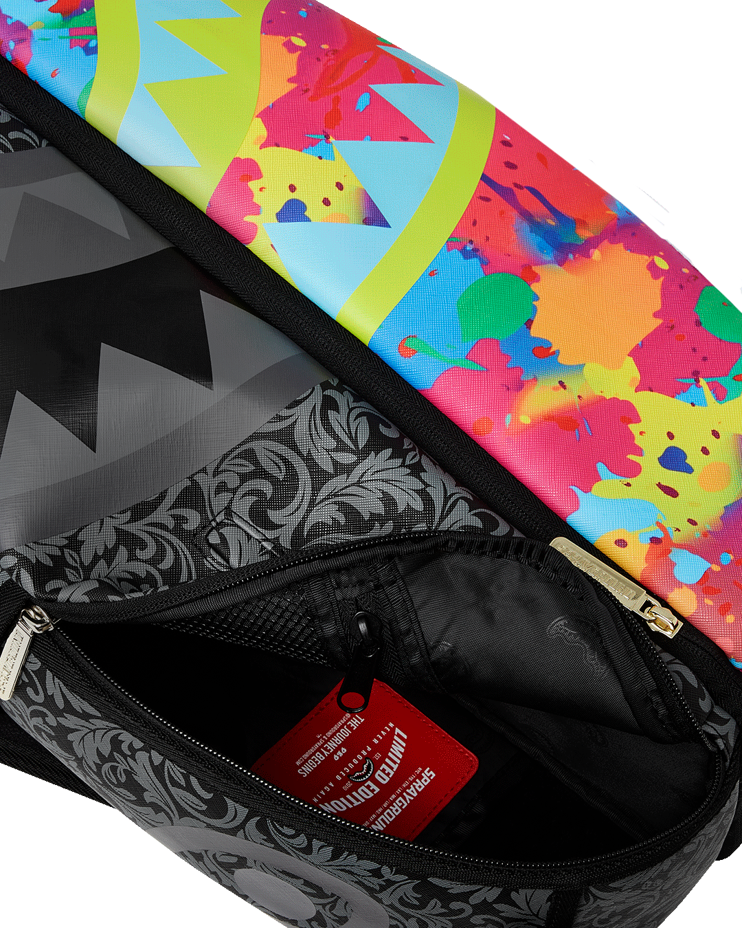 SPRAYGROUND TWINS CHAOS SPLIT 2 BAGS BACKPACK