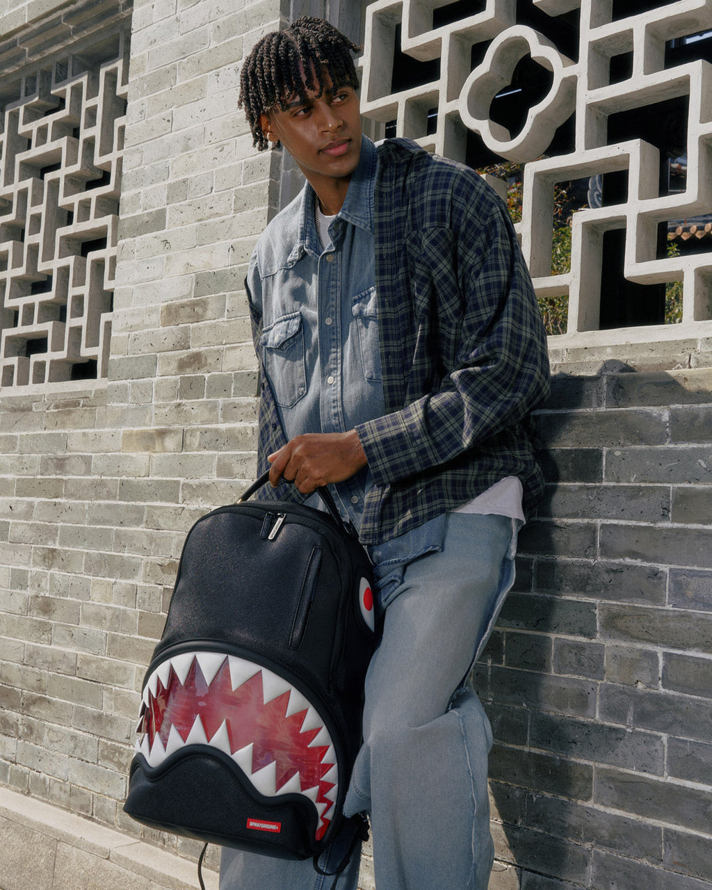 SPRAYGROUND BIG BITE LUCID CLEAR SHARK BITE BACKPACK