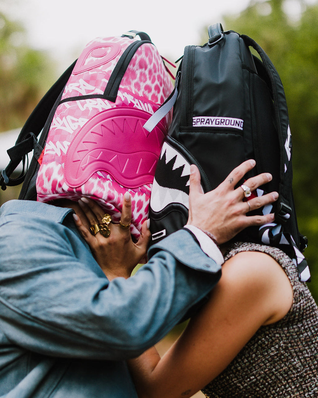 SPRAYGROUND SHARK CENTRAL DANGER ZONE BACKPACK