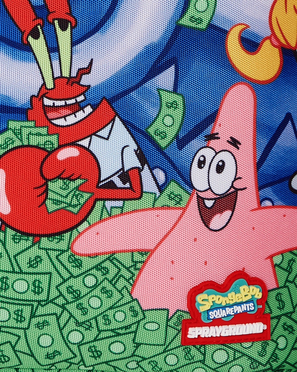 SPRAYGROUND SPONGEBOB CREW MONEY BATH DLXR BACKPACK