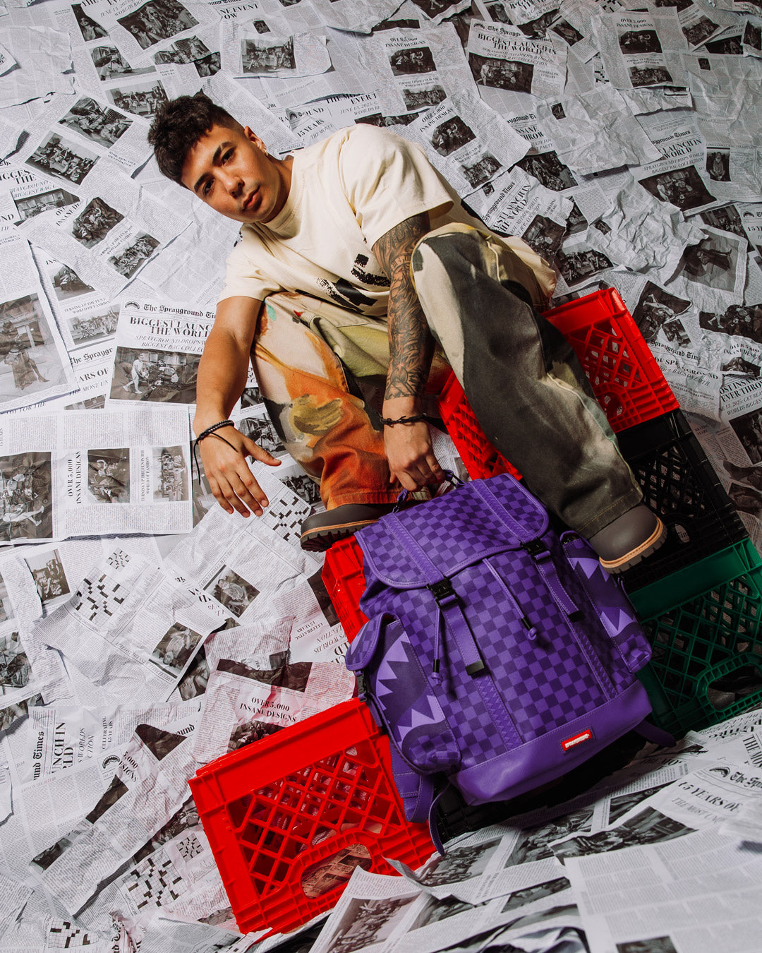 SPRAYGROUND ALL SYSTEMS GO MONTE CARLO