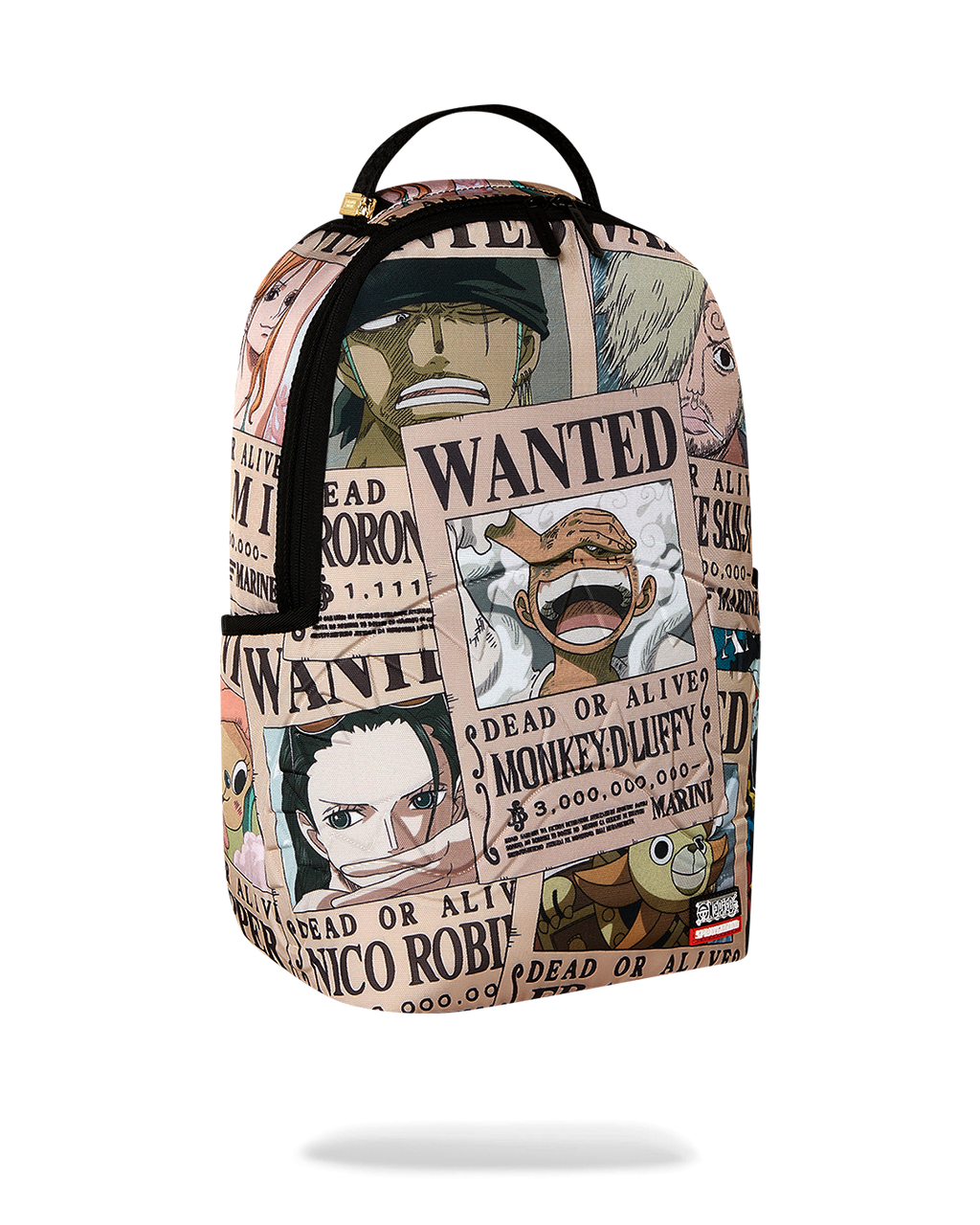 SPRAYGROUND ONE PIECE WANTED SHARK POSTERS BACKPACK