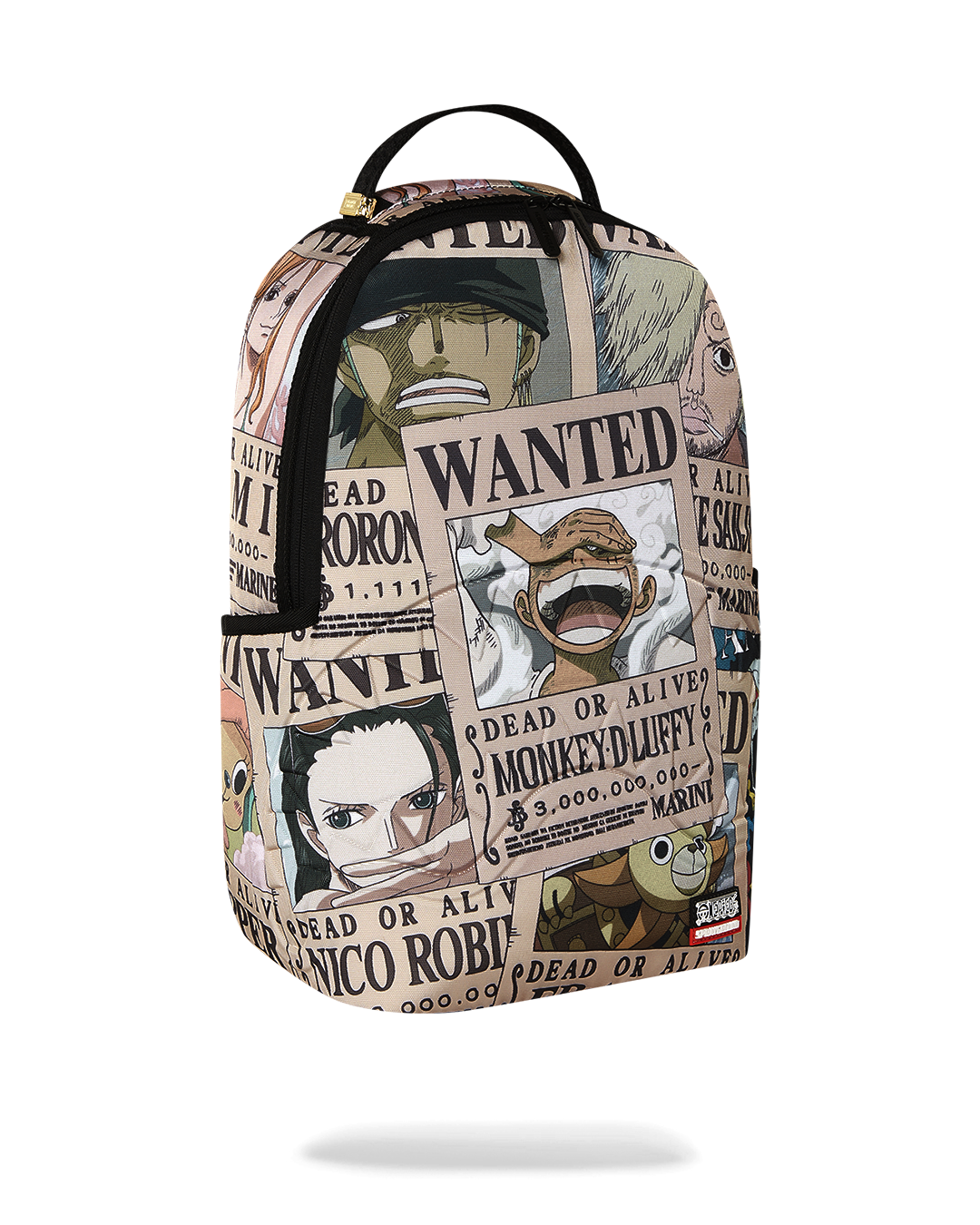 SPRAYGROUND ONE PIECE WANTED SHARK POSTERS BACKPACK