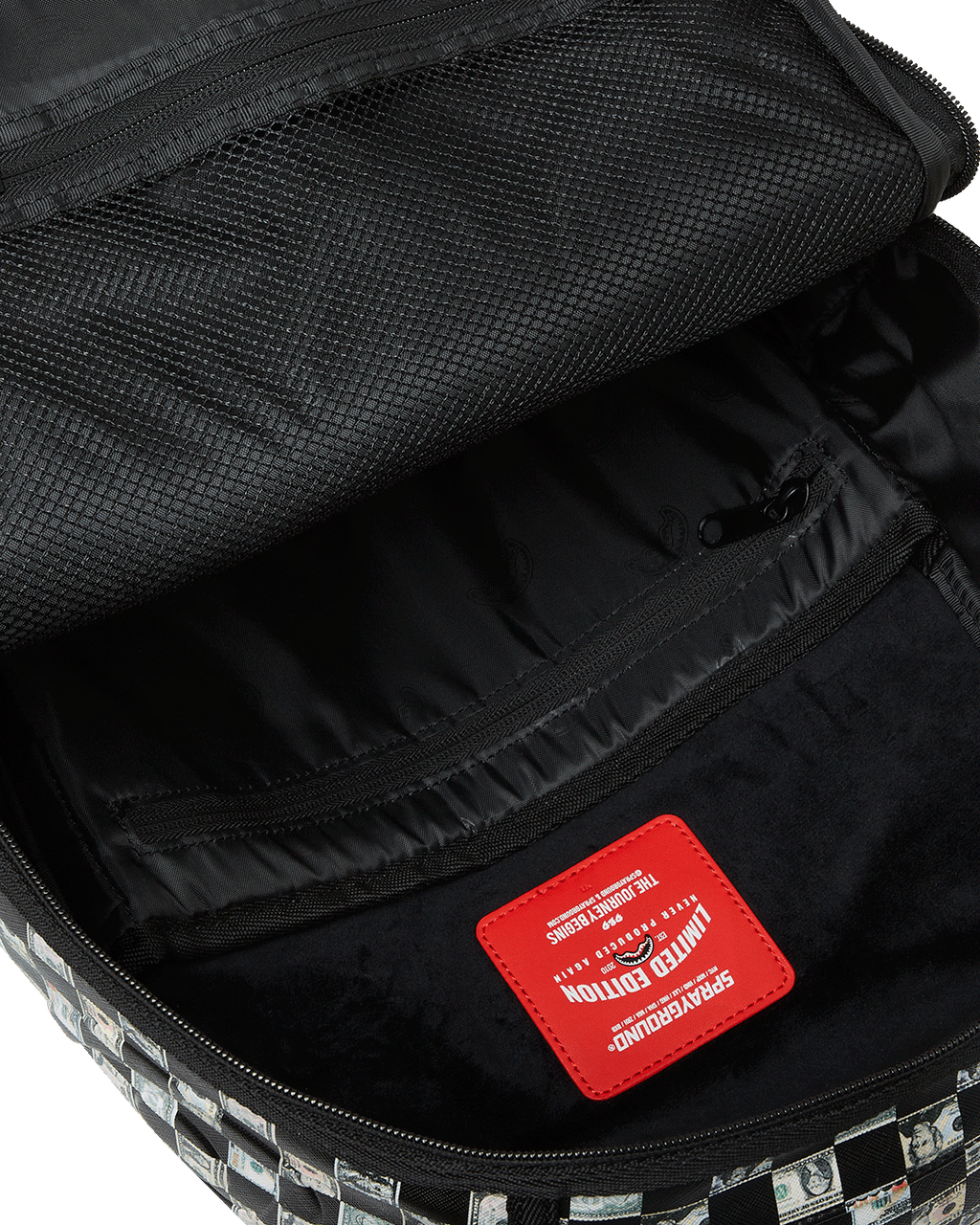 SPRAYGROUND CHECKS CASHED DLX BACKPACK