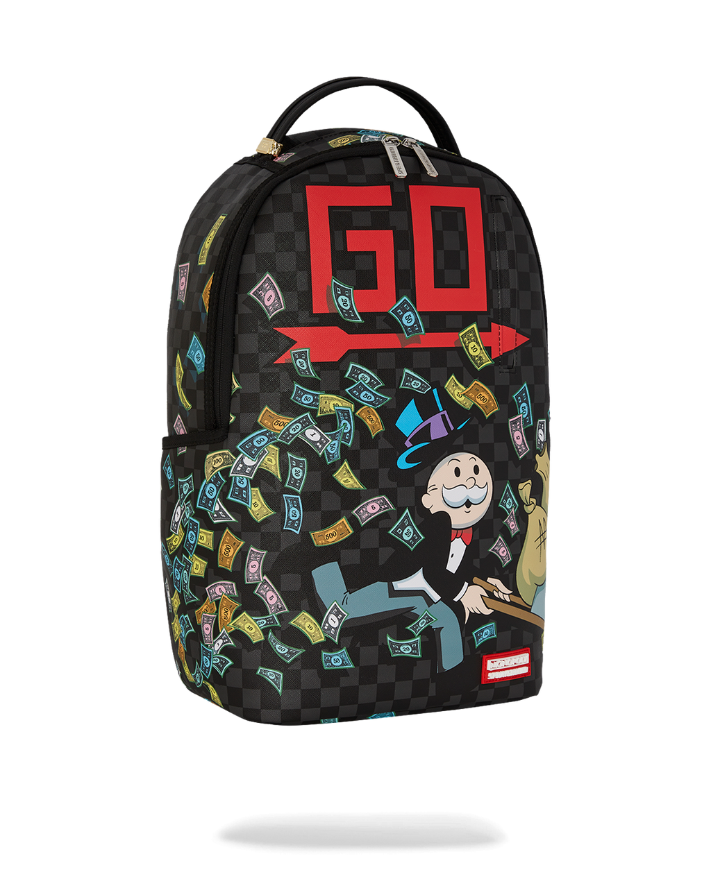 SPRAYGROUND MONOPOLY WHEEL BARREL BACKPACK