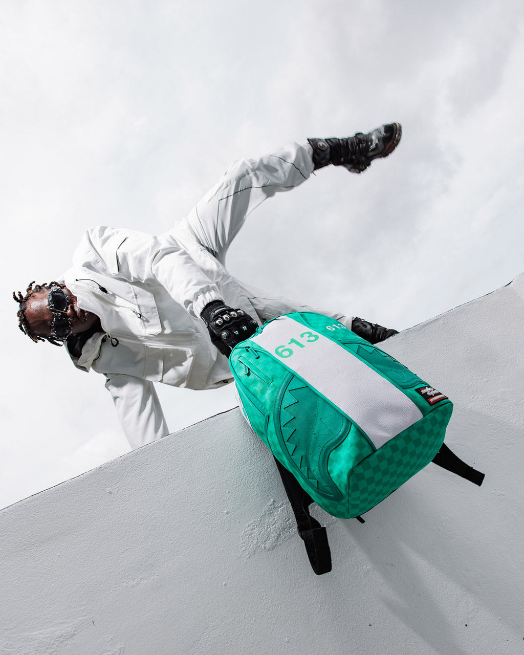 SPRAYGROUND SQUID GAME COLLAB JUMPSUIT BACKPACK