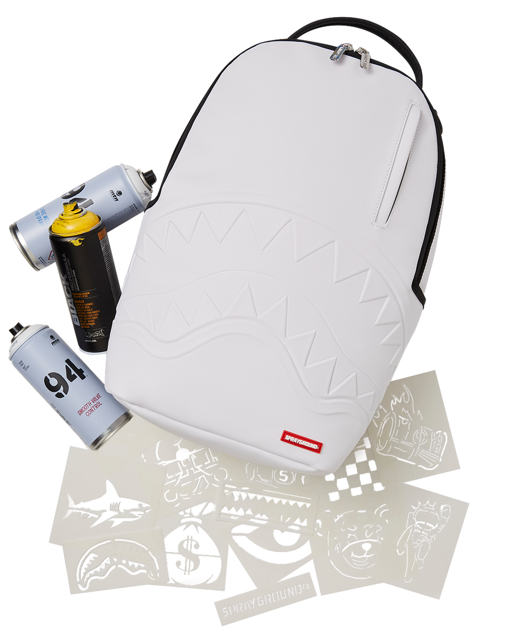 SPRAYGROUND GRAFFITI ARTIST - DESIGN YOUR OWN BACKPACK - 9 STENCILS INCLUDED