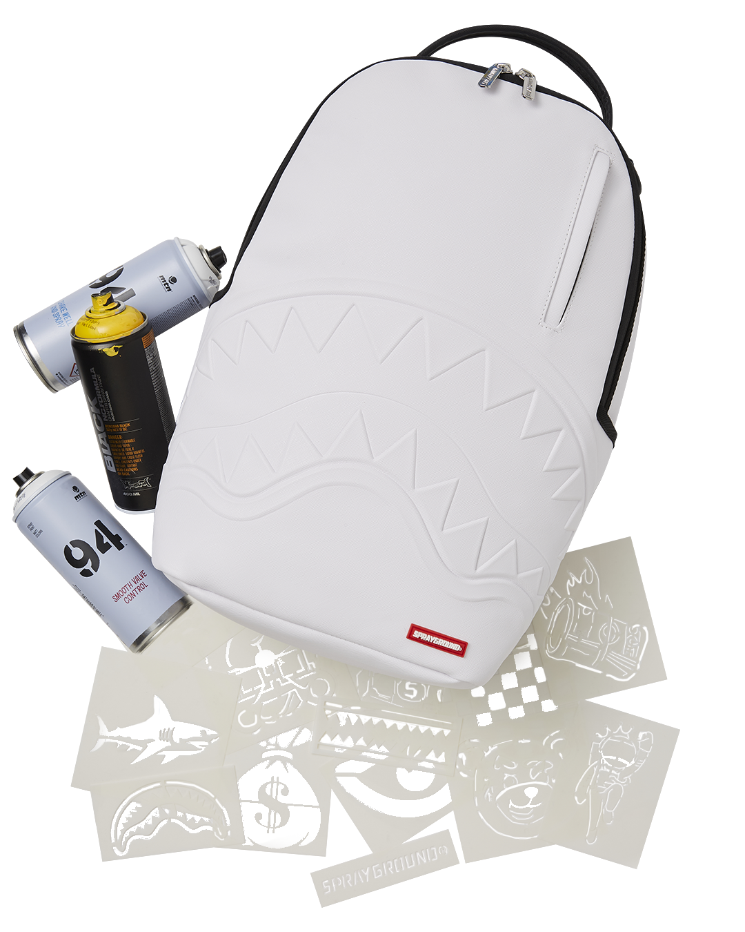 SPRAYGROUND GRAFFITI ARTIST - DESIGN YOUR OWN BACKPACK - 9 STENCILS INCLUDED