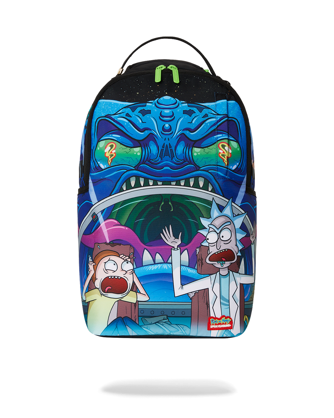 SPRAYGROUND RICK AND MORTY GALACTIC GETAWAY BACKPACK