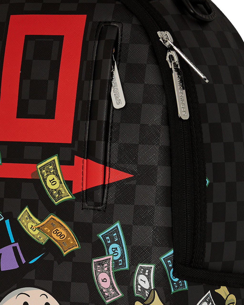 SPRAYGROUND MONOPOLY WHEEL BARREL BACKPACK