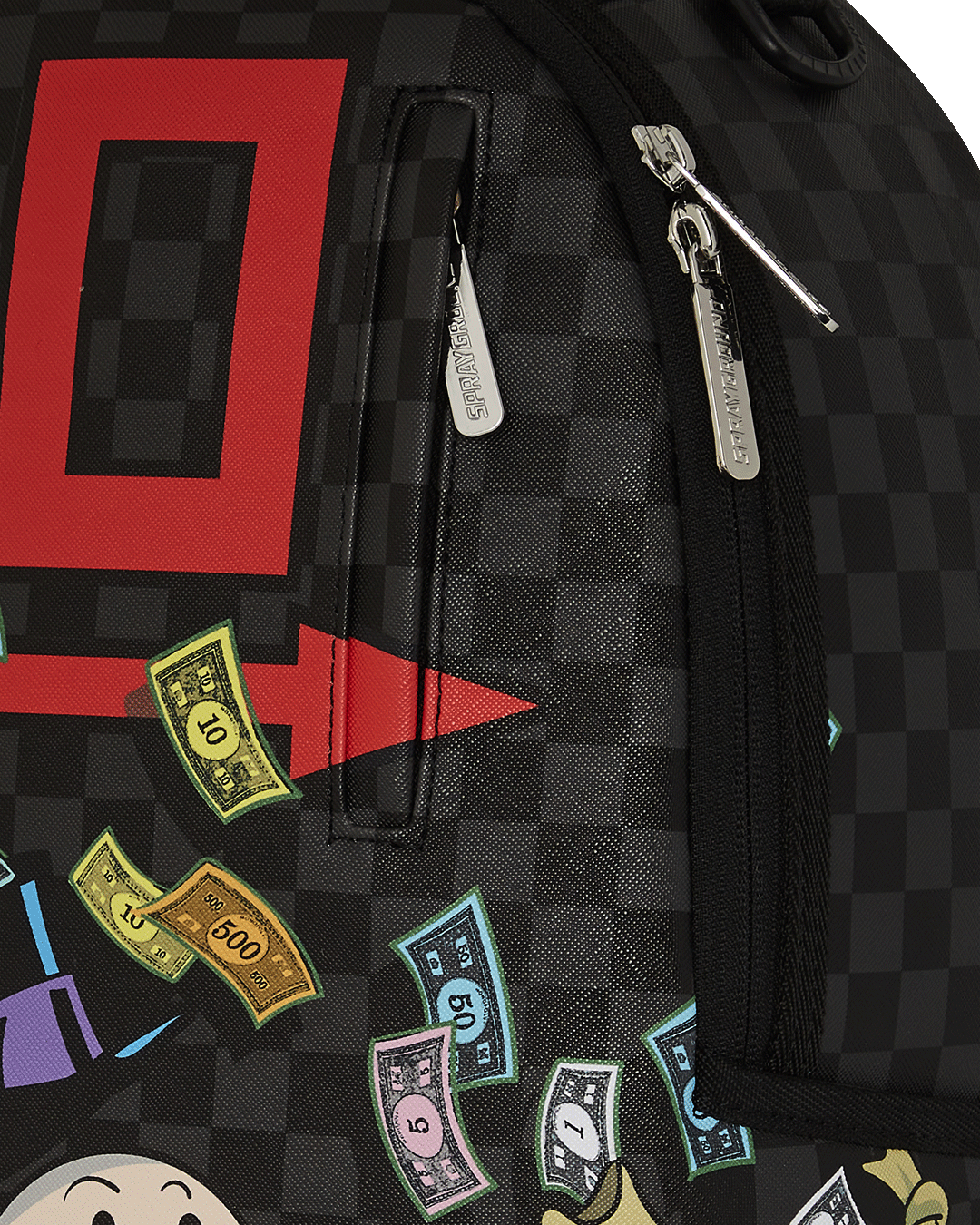 SPRAYGROUND MONOPOLY WHEEL BARREL BACKPACK