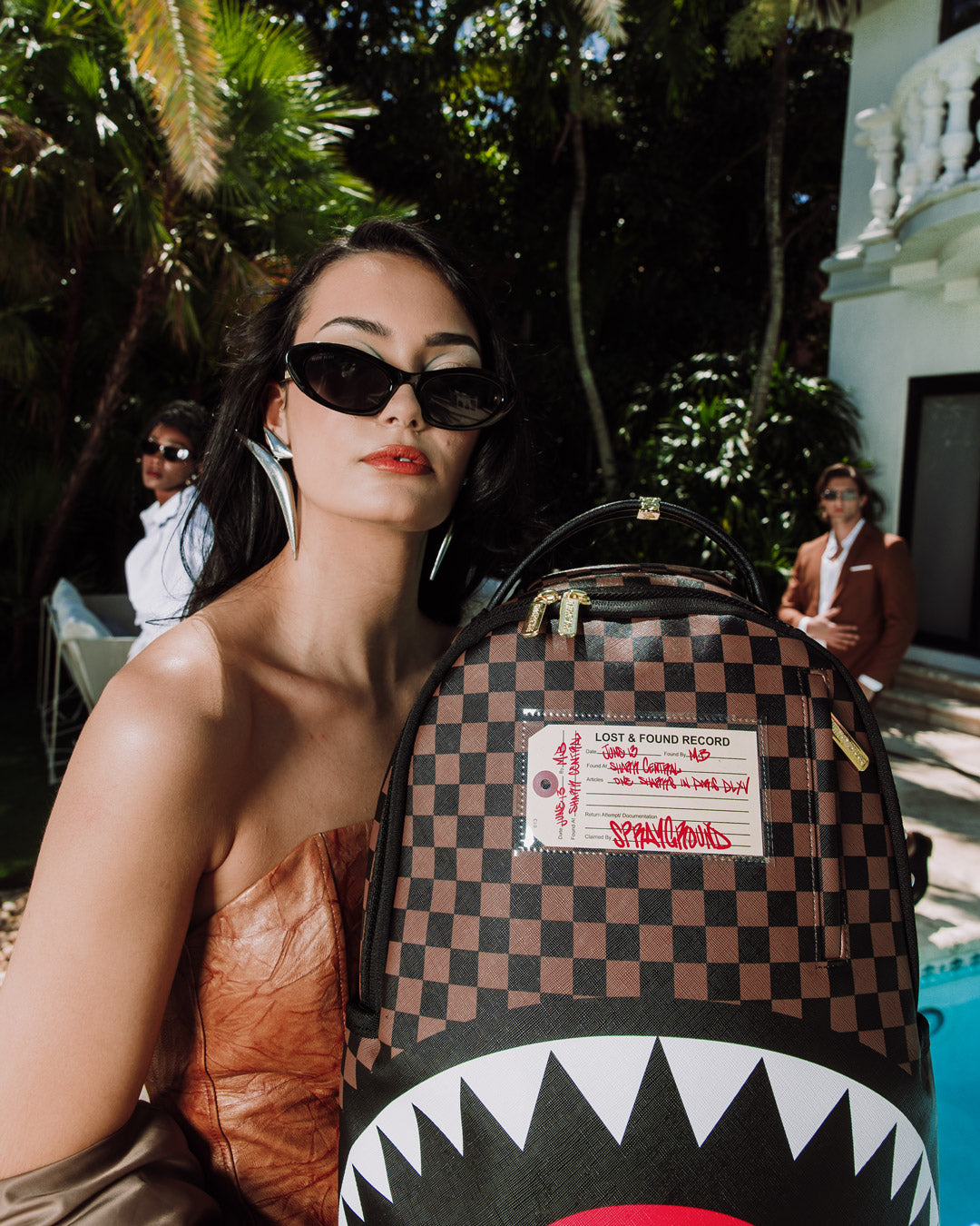 SPRAYGROUND SHARKS IN PARIS LOST & FOUND BACKPACK