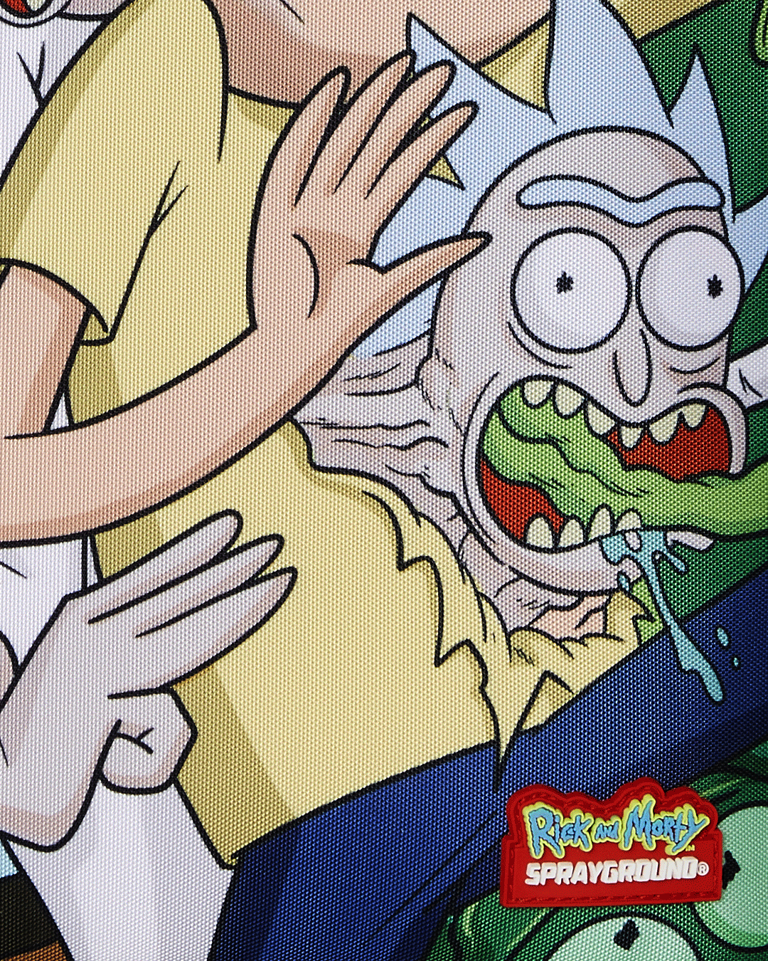 SPRAYGROUND RICK AND MORTY MERGIFIED MANIA BACKPACK