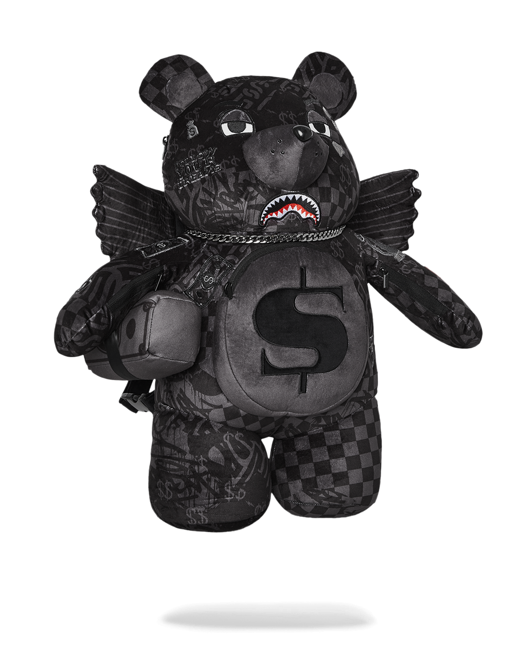 SPRAYGROUND 4AM MONEY WING BEAR BACKPACK