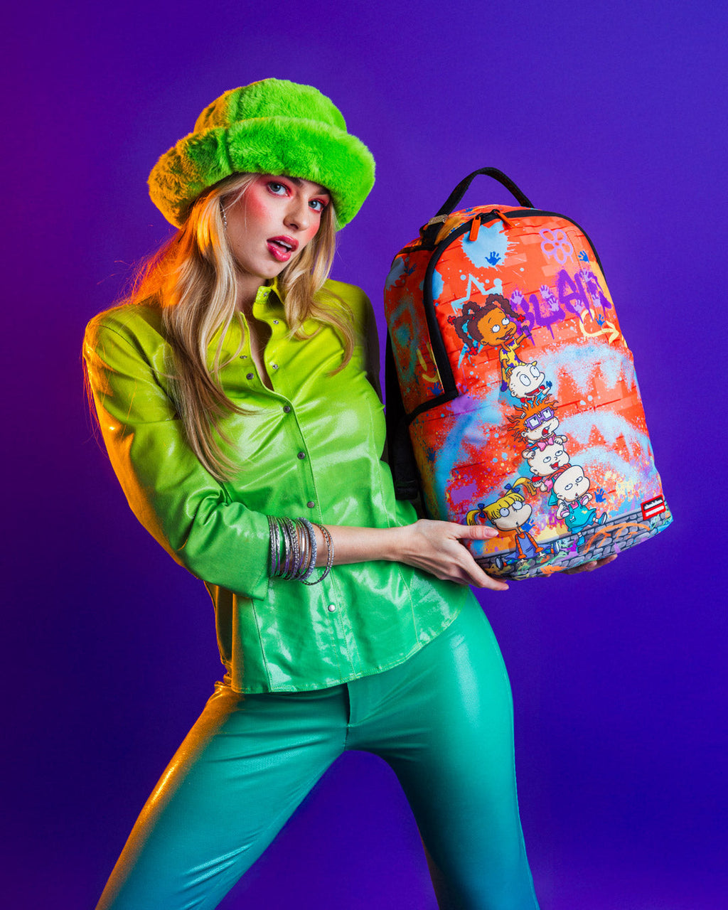 SPRAYGROUND RUGRATS PAINT SITUATION DLXR BACKPACK