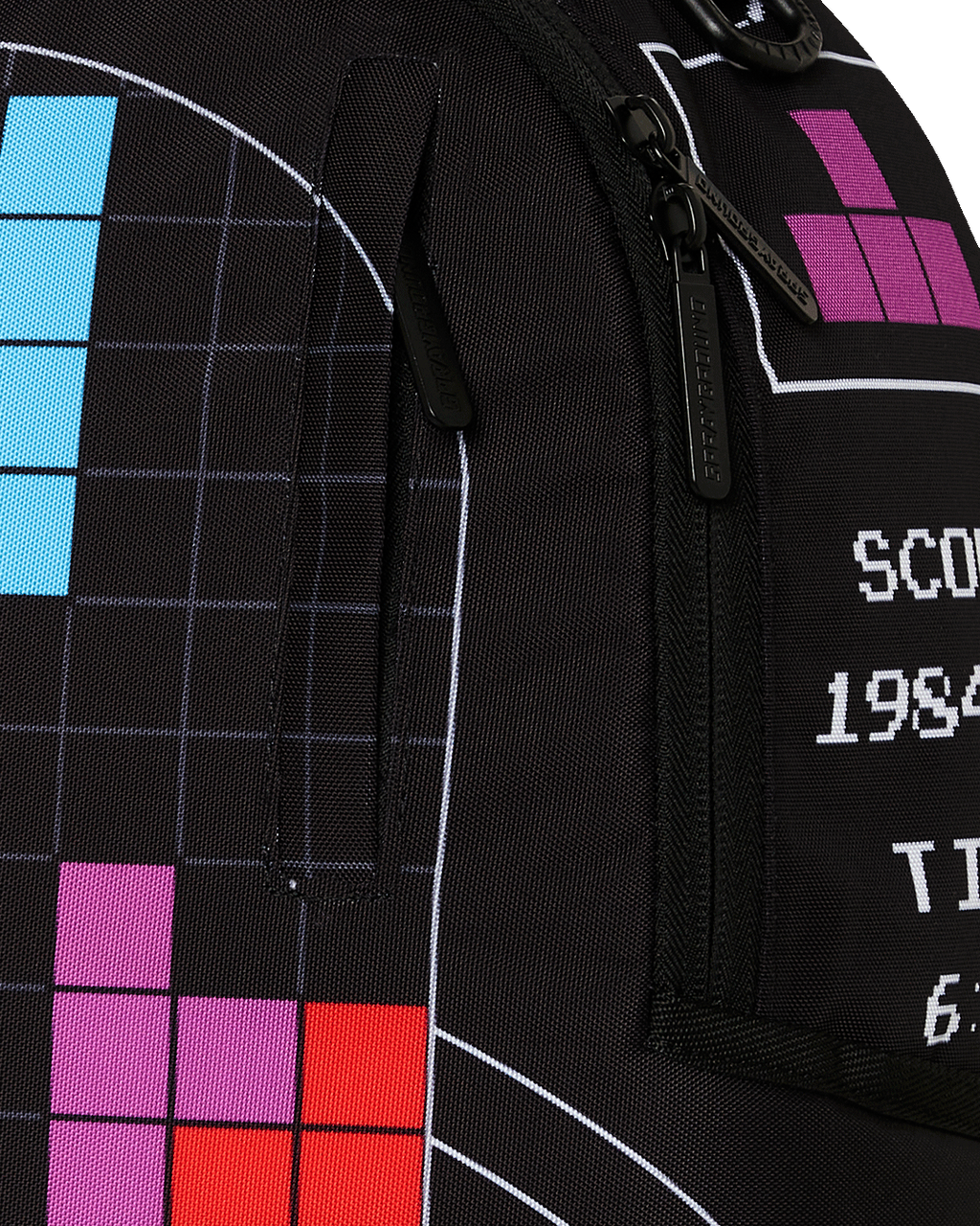 SPRAYGROUND TETRIS WITH DIABLO AND MONEY BEAR BACKPACK
