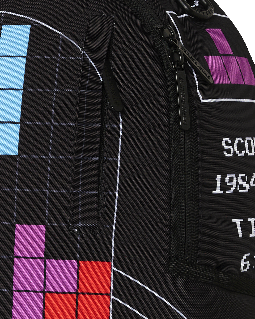 SPRAYGROUND TETRIS WITH DIABLO AND MONEY BEAR BACKPACK