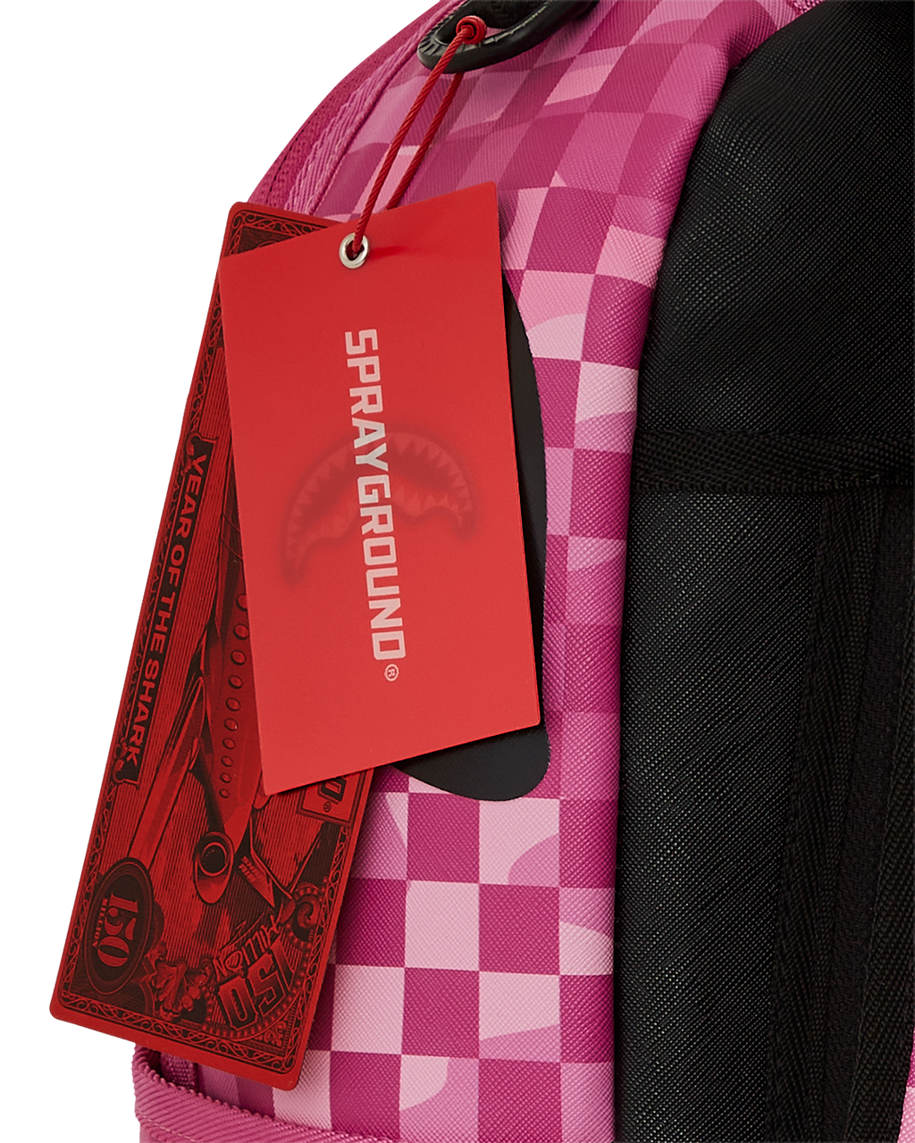 SPRAYGROUND PINK CAMOCHECK BACKPACK